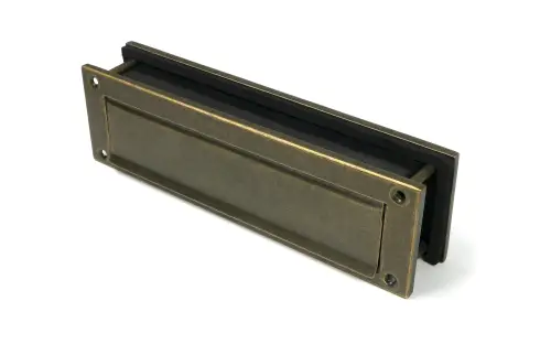Click Here To Enlarge This Photo Of 52604 From The Anvil Burnished Brass Traditional Letterbox