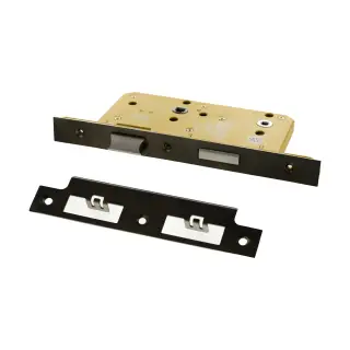 Atlantic - ALKDINB60HDUDB DIN Heavy Duty Bathroom Lock 60mm Backset &lpar;78mm c&sol;c&rpar; - Urban Dark Bronze