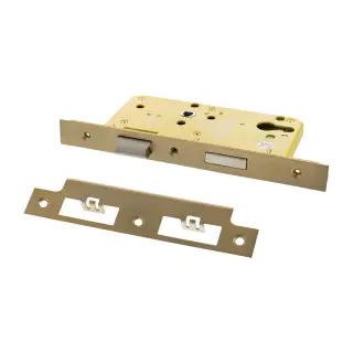 Atlantic - ALKDINES60HDMAB DIN Heavy Duty Euro Profile Sashlock 60mm Backset &lpar;72mm c&sol;c&rpar; - Matt Antique Brass