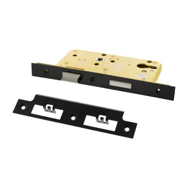 Click Here To Enlarge This Photo Of Atlantic - ALKDINES60HDMB DIN Heavy Duty Euro Profile Sashlock 60mm Backset &lpar;72mm c&sol;c&rpar; - Matt Black
