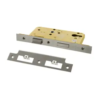 Atlantic - ALKDINES60HDMBN DIN Heavy Duty Euro Profile Sashlock 60mm Backset &lpar;72mm c&sol;c&rpar; - Matt Gun Metal