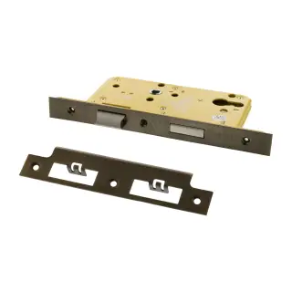 Atlantic - ALKDINES60HDSC DIN Heavy Duty Euro Profile Sashlock 60mm Backset &lpar;72mm c&sol;c&rpar; - Satin Chrome