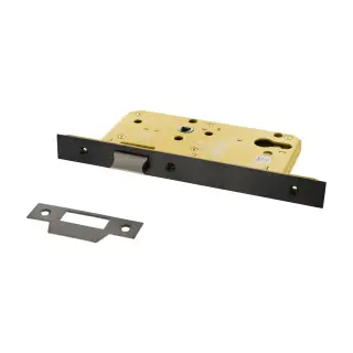 Atlantic - ALKDINL60HDMBN DIN Heavy Duty Latch 60mm Backset - Matt Gun Metal