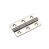 TDF105PN - Zoo Hardware Solid Drawn Brass Butt Hinges - 50 x 28 x 1.5mm Polished Nickel