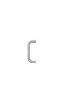 Eclipse 34535 150mm x 19mm D Shaped Pull Handle &lpar;M8 Brass Insert&rpar; - Satin Stainless Steel