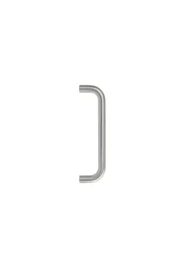 Click Here To Enlarge This Photo Of Eclipse 34536 225mm x 19mm D Shaped Pull Handle &lpar;M8 Brass Insert&rpar; - Satin Stainless Steel