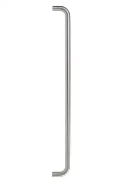 Click Here To Enlarge This Photo Of Eclipse 34539 600mm x 19mm D Shaped Pull Handle &lpar;M8 Brass Insert&rpar; - Satin Stainless Steel