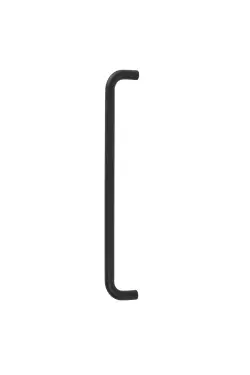 Click Here To Enlarge This Photo Of Eclipse 34548 425mm x 19mm D Shaped Pull Handle &lpar;M8 Brass Insert&rpar; - Matt Black