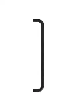 Click Here To Enlarge This Photo Of Eclipse 34548 425mm x 19mm D Shaped Pull Handle &lpar;M8 Brass Insert&rpar; - Matt Black