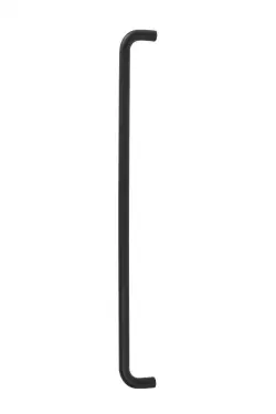 Click Here To Enlarge This Photo Of Eclipse 34549 600mm x 19mm D Shaped Pull Handle &lpar;M8 Brass Insert&rpar; - Matt Black