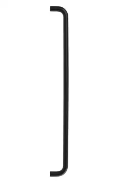 Click Here To Enlarge This Photo Of Eclipse 34549 600mm x 19mm D Shaped Pull Handle &lpar;M8 Brass Insert&rpar; - Matt Black