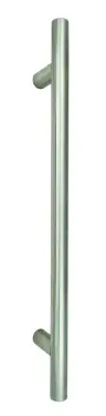 Click Here To Enlarge This Photo Of Eclipse 34659 525mm x 19mm &lpar;425mm c&sol;c&rpar; Guardsman Pull Handle &lpar;M8 Brass Insert&rpar; - Satin Stainless Steel
