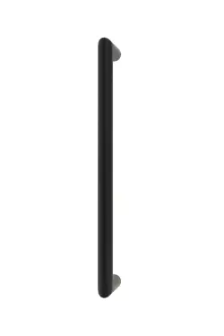 Click Here To Enlarge This Photo Of Eclipse 34678 300mm x 19mm Mitred Pull Handle &lpar;M8 Brass Insert&rpar; - Matt Black