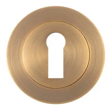 Click Here To Enlarge This Photo Of Eclipse 62461 Matt Antique Brass Standard Key Escutcheon &lpar;Freestyle Range&rpar;