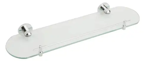 Click Here To Enlarge This Photo Of Eclipse 80015 &lpar;800 Series&rpar; Polished Chrome Glass Shelf