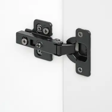 Click Here To Enlarge This Photo Of Eclipse 99021 35mm Black Clip On 3D Soft Close Cabinet Hinge 105&deg; Full Overlay - Pack of 2