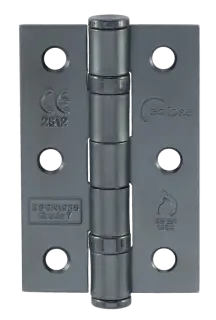 Eclipse PK100 Grade 7 Matt Black &lpar;Mild Steel&rpar; Ball Bearing Hinges 76 x 51 x 2mm &lpar;Pack of 3&rpar;