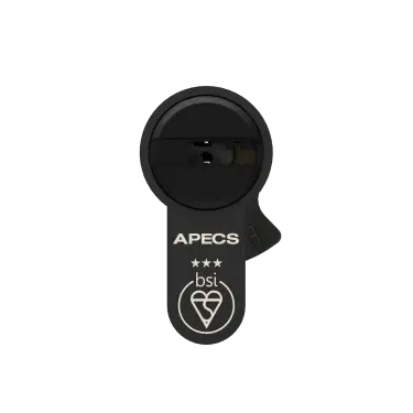Click Here To Enlarge This Photo Of AP35-35MB APECS 70mm &lpar;35&sol;35&rpar; Euro Profile British Standard 3&ast; TS007 Kitemarked Double Cylinder - Matt Black