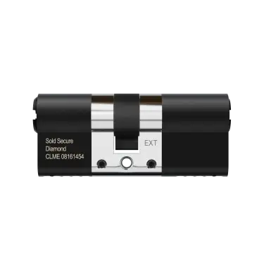 Click Here To Enlarge This Photo Of AP40-40MB APECS 80mm &lpar;40&sol;40&rpar; Euro Profile British Standard 3&ast; TS007 Kitemarked Double Cylinder - Matt Black