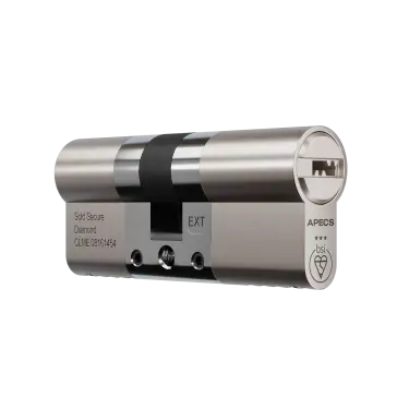 Click Here To Enlarge This Photo Of AP35-35BSN APECS 70mm &lpar;35&sol;35&rpar; Euro Profile British Standard 3&ast; TS007 Kitemarked Double Cylinder - Satin Nickel