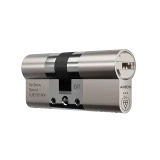 AP35-35BSN APECS 70mm &lpar;35&sol;35&rpar; Euro Profile British Standard 3&ast; TS007 Kitemarked Double Cylinder - Satin Nickel