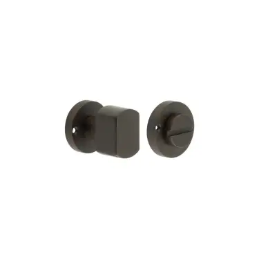 Click Here To Enlarge This Photo Of JV813DB Frelan Hardware Jedo Contemporary Dark Bronze Turn & Release for Mortice Knobs