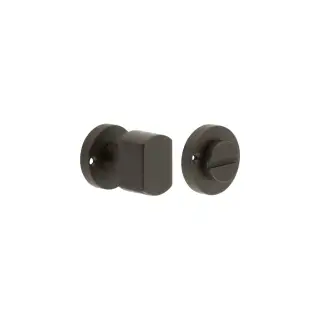 JV813DB Frelan Hardware Jedo Contemporary Dark Bronze Turn & Release for Mortice Knobs