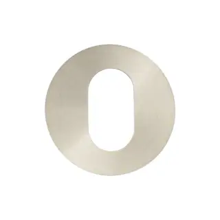 JSS04 Frelan Hardware Satin Stainless Steel &lpar;G304&rpar; Oval Profile Escutcheon 52x5mm