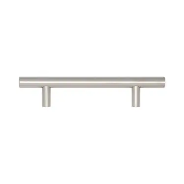 Click Here To Enlarge This Photo Of JSS110D Frelan Hardware Satin Stainless Steel T Bar Cabinet Handle 244mm x 12mm &lpar;184mm centres&rpar;