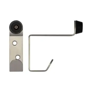 JSS15 Frelan Hardware Satin Stainless Steel Hat & Coat Hook &lpar;75mm Projection&rpar;