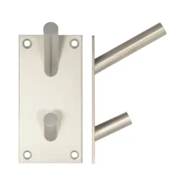 Click Here To Enlarge This Photo Of JSS901B Frelan Hardware Satin Stainless Steel Hat & Coat Hook 90x45mm