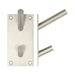 JSS901B Frelan Hardware Satin Stainless Steel Hat & Coat Hook 90x45mm