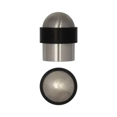 Click Here To Enlarge This Photo Of JSS09 Frelan Hardware Satin Stainless Steel Floor Mounted Door Stop &lpar;No Rose&rpar;  30x45mm