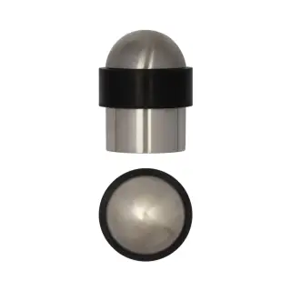 JSS09 Frelan Hardware Satin Stainless Steel Floor Mounted Door Stop &lpar;No Rose&rpar;  30x45mm