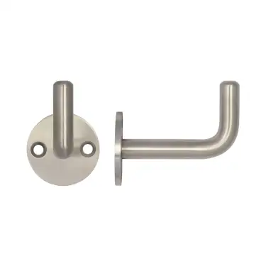 Click Here To Enlarge This Photo Of JSS666 Frelan Hardware Satin Stainless Steel Single Robe Hook 48mm
