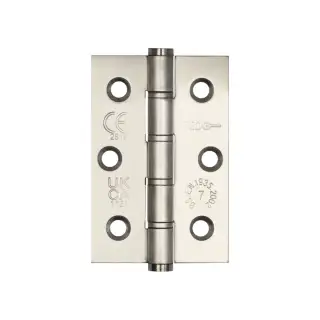 J9504SSS Frelan Hardware Jedo Grade 7 &lpar;Stainless Steel&rpar; Washered Hinges 76mm x 50mm Satin Stainless Steel