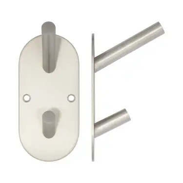 Click Here To Enlarge This Photo Of JSS902B Frelan Hardware Satin Stainless Steel Hat & Coat Hook 90x45mm