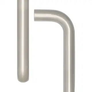 JSS119A Frelan Hardware Satin Stainless Steel &lpar;G304&rpar; 150mm x 19mm D Shape Pull Handle &lpar;Bolt Through&rpar;
