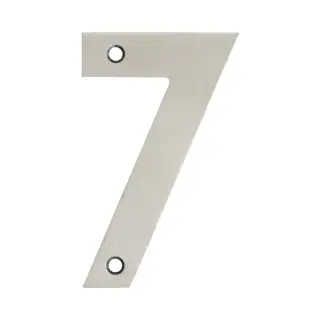 JSS-7 Frelan Hardware 100mm Satin Stainless Steel Numeral No&period;7