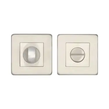 Click Here To Enlarge This Photo Of JSS54 Frelan Hardware Satin Stainless Steel Square Turn & Release without Indicator