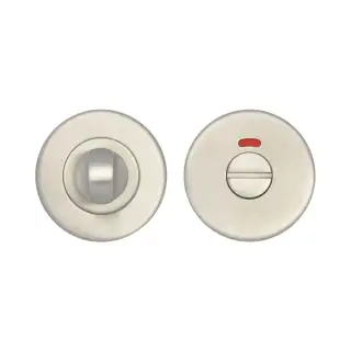 JSS226 Frelan Hardware Satin Stainless Steel &lpar;G201&rpar; Standard Turn & Release with Indicator 52x8mm