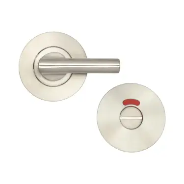 Click Here To Enlarge This Photo Of JSS355 Frelan Hardware Satin Stainless Steel &lpar;G304&rpar; Easy Turn & Release with Indicator 52x8mm