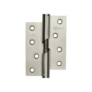 J9510LHSSS Frelan Hardware Jedo Satin Stainless Steel Rising Butt Hinges 102mm x 76mm x 3mm &lpar;Left Hand&rpar;