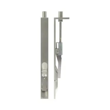 Click Here To Enlarge This Photo Of JSS52 Frelan Hardware Satin Stainless Steel Lever Action Flush Bolt &lpar;Square Forend&rpar; 305mm x 20mm