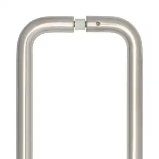 JSS123B Frelan Hardware Satin Stainless Steel &lpar;G304&rpar; 300mm x 22mm D Shape Pull Handles &lpar;Back to Back&rpar;