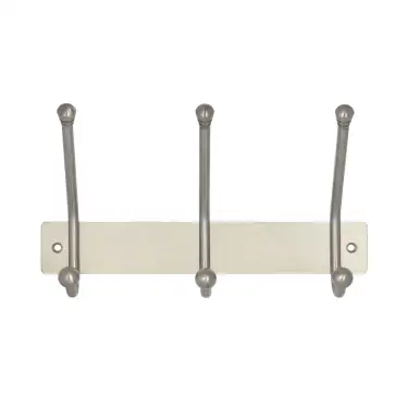 Click Here To Enlarge This Photo Of JSS800 Frelan Hardware Satin Stainless Steel Multi Hook Units 250mm