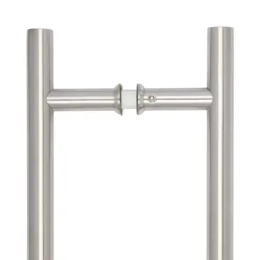 Click Here To Enlarge This Photo Of JSS220C Frelan Hardware Satin Stainless Steel &lpar;G304&rpar; 19mm Guardsman Pull Handles 1000mm x 19mm x 900mm &lpar;Back to Back&rpar;