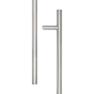 JSS519A Frelan Hardware Satin Stainless Steel &lpar;G304&rpar; Cranked Pull Handle 600mm x 32mm x 400mm &lpar;Bolt Through&rpar;