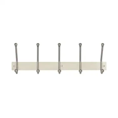 Click Here To Enlarge This Photo Of JSS801 Frelan Hardware Satin Stainless Steel Multi Hook Units 450mm