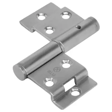 Click Here To Enlarge This Photo Of BLU Performance Tritus Flush Lift Off Butt Hinge &lpar;Left Hand&rpar; 77&period;2 x 45&period;8 x 2&period;5mm&comma; 316 Satin Stainless Steel &lpar;FH70-LH-SSS&rpar;